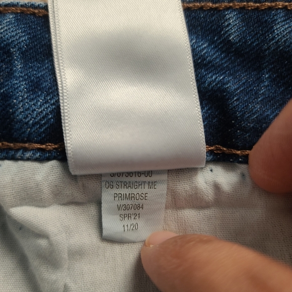 Old Navy O.G straight high rise secret slim-package Distressed Jeans siz… - Picture 10 of 10